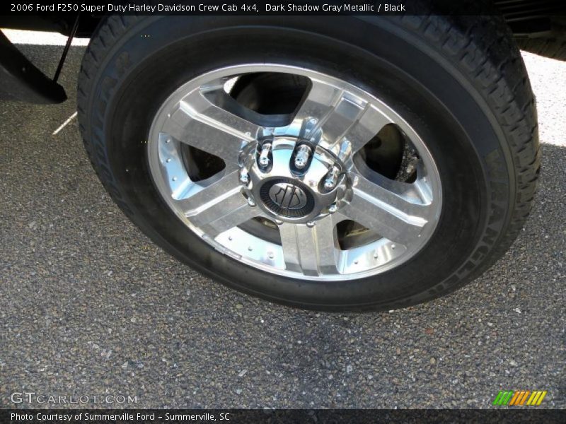 Dark Shadow Gray Metallic / Black 2006 Ford F250 Super Duty Harley Davidson Crew Cab 4x4