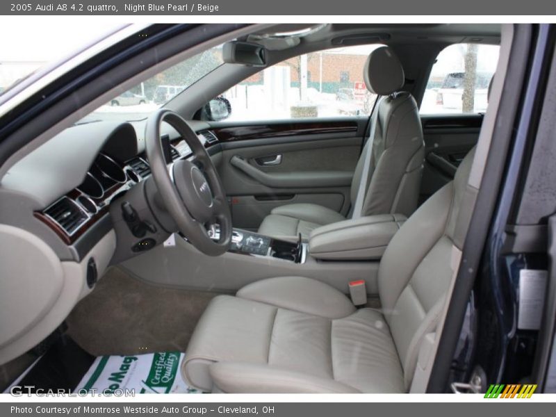  2005 A8 4.2 quattro Beige Interior