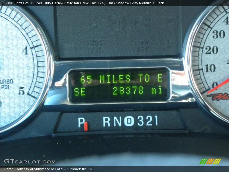 Dark Shadow Gray Metallic / Black 2006 Ford F250 Super Duty Harley Davidson Crew Cab 4x4