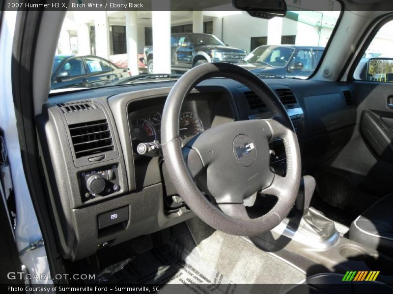 Birch White / Ebony Black 2007 Hummer H3 X
