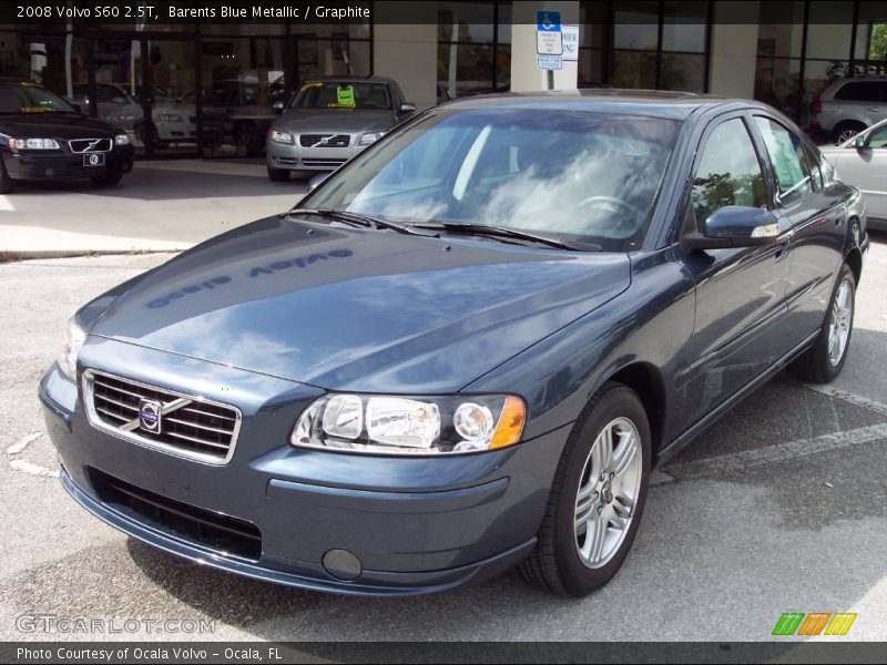 Barents Blue Metallic / Graphite 2008 Volvo S60 2.5T