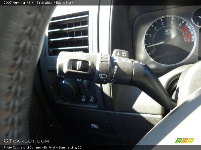 Birch White / Ebony Black 2007 Hummer H3 X