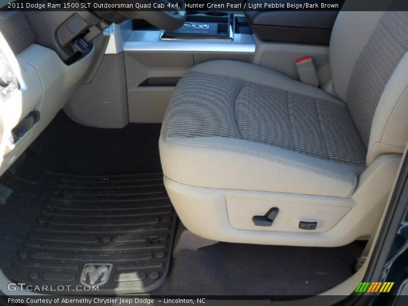  2011 Ram 1500 SLT Outdoorsman Quad Cab 4x4 Light Pebble Beige/Bark Brown Interior