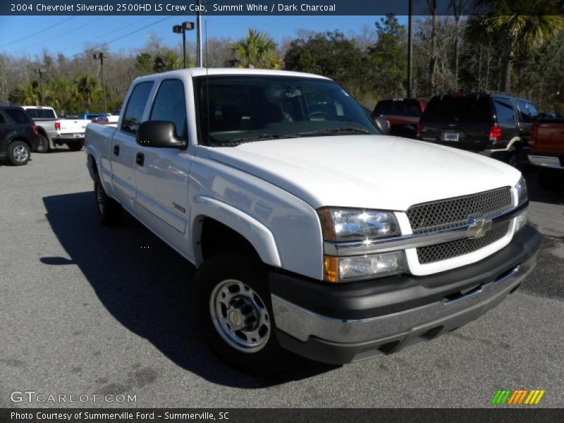 Summit White / Dark Charcoal 2004 Chevrolet Silverado 2500HD LS Crew Cab