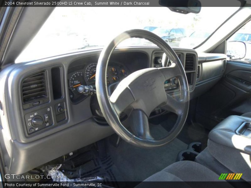 Summit White / Dark Charcoal 2004 Chevrolet Silverado 2500HD LS Crew Cab