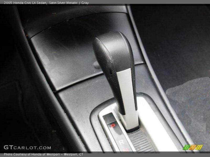 Satin Silver Metallic / Gray 2005 Honda Civic LX Sedan