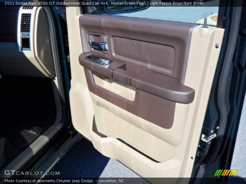 Door Panel of 2011 Ram 1500 SLT Outdoorsman Quad Cab 4x4