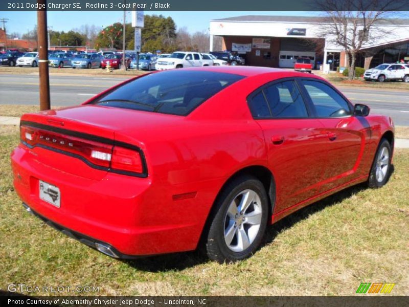 Redline 3-Coat Pearl / Black 2011 Dodge Charger SE