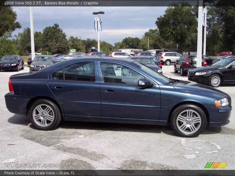 Barents Blue Metallic / Graphite 2008 Volvo S60 2.5T