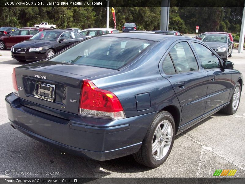 Barents Blue Metallic / Graphite 2008 Volvo S60 2.5T