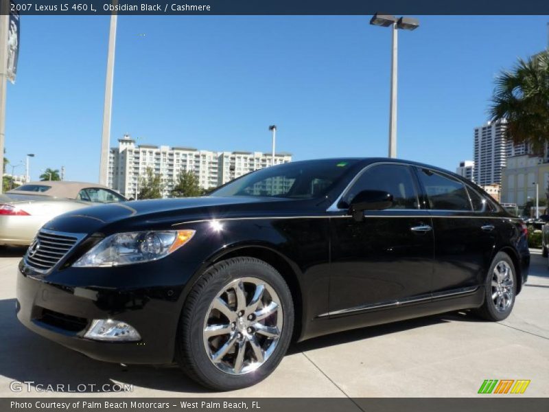 Obsidian Black / Cashmere 2007 Lexus LS 460 L