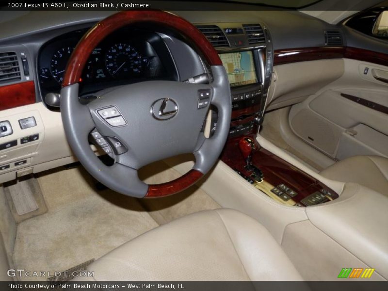 Obsidian Black / Cashmere 2007 Lexus LS 460 L
