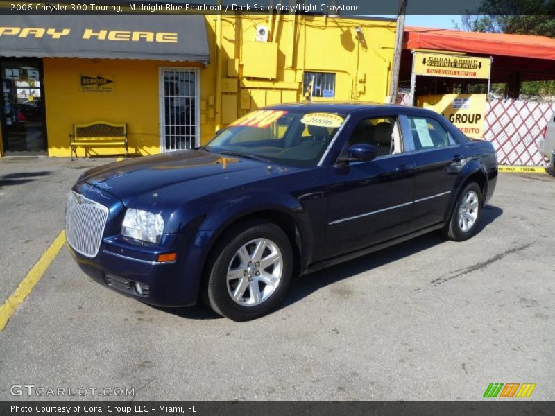 Midnight Blue Pearlcoat / Dark Slate Gray/Light Graystone 2006 Chrysler 300 Touring