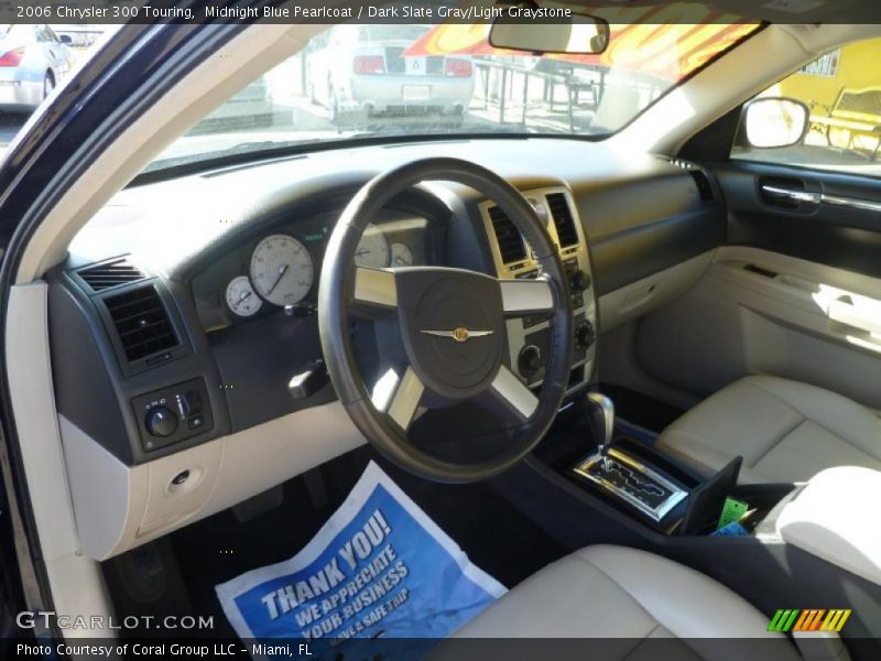 Midnight Blue Pearlcoat / Dark Slate Gray/Light Graystone 2006 Chrysler 300 Touring