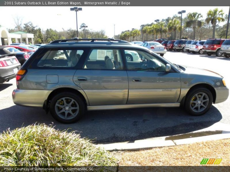 Wintergreen Metallic / Beige 2001 Subaru Outback L.L.Bean Edition Wagon