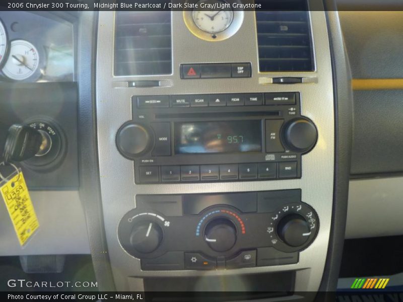 Midnight Blue Pearlcoat / Dark Slate Gray/Light Graystone 2006 Chrysler 300 Touring