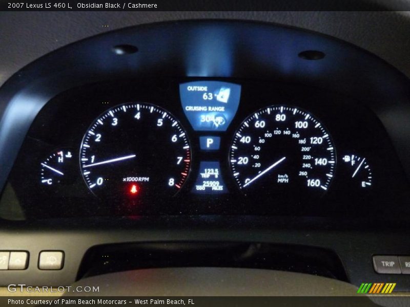 Obsidian Black / Cashmere 2007 Lexus LS 460 L