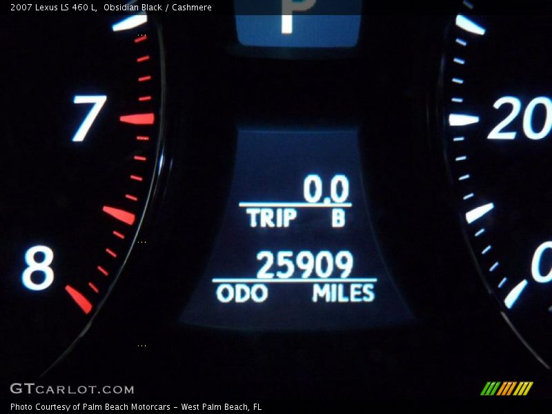 Obsidian Black / Cashmere 2007 Lexus LS 460 L