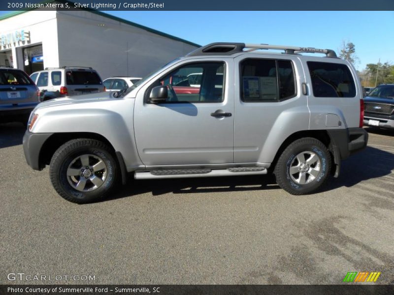 Silver Lightning / Graphite/Steel 2009 Nissan Xterra S