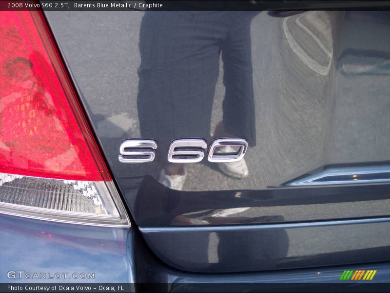 Barents Blue Metallic / Graphite 2008 Volvo S60 2.5T