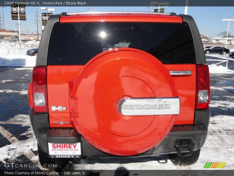  2008 H3 X Victory Red