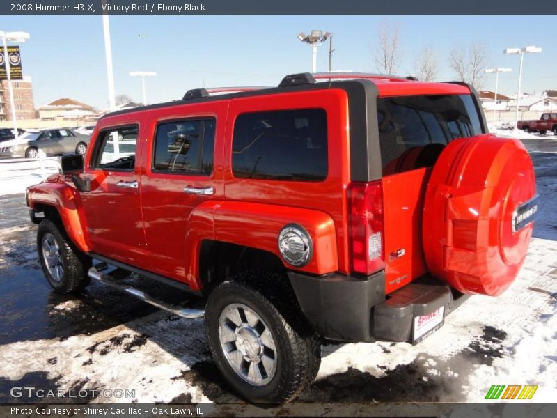  2008 H3 X Victory Red