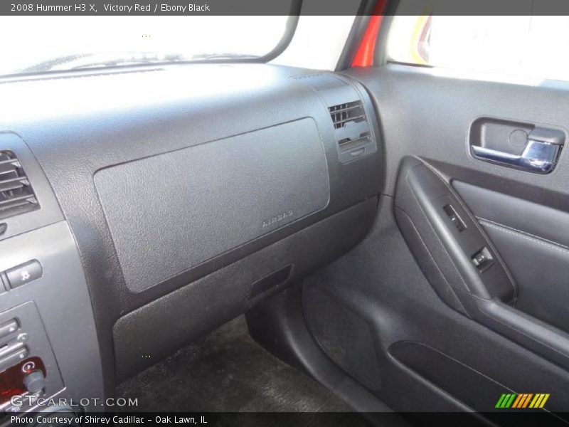 Victory Red / Ebony Black 2008 Hummer H3 X