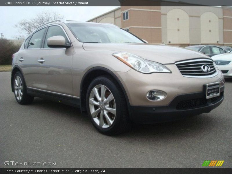 Scarlet Silver / Wheat 2008 Infiniti EX 35 Journey