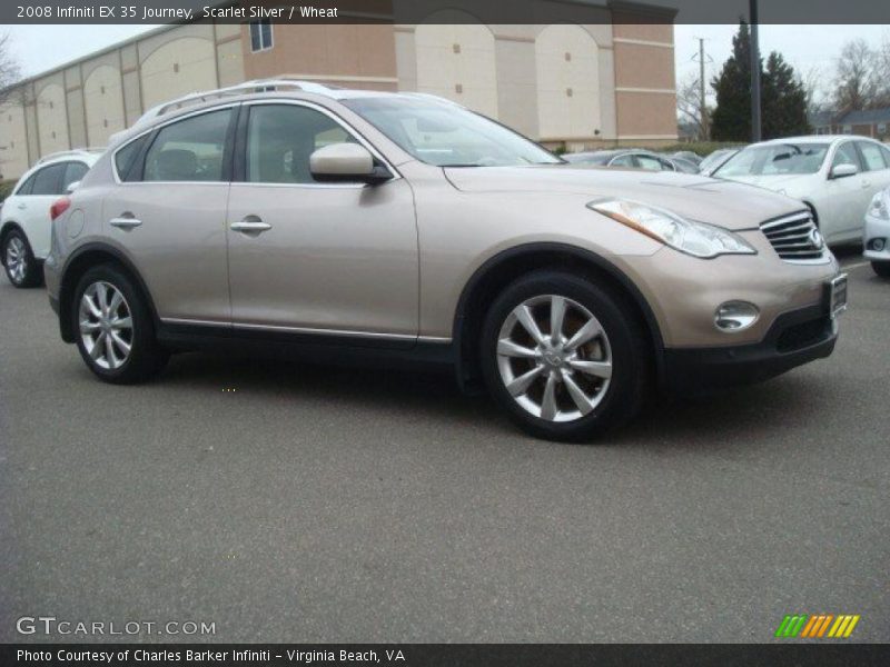 Scarlet Silver / Wheat 2008 Infiniti EX 35 Journey