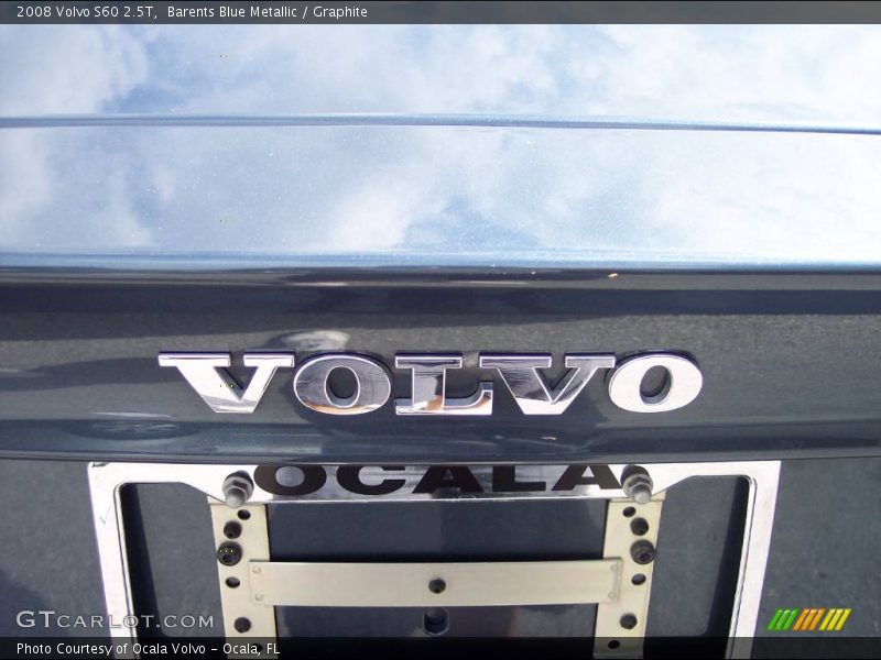 Barents Blue Metallic / Graphite 2008 Volvo S60 2.5T