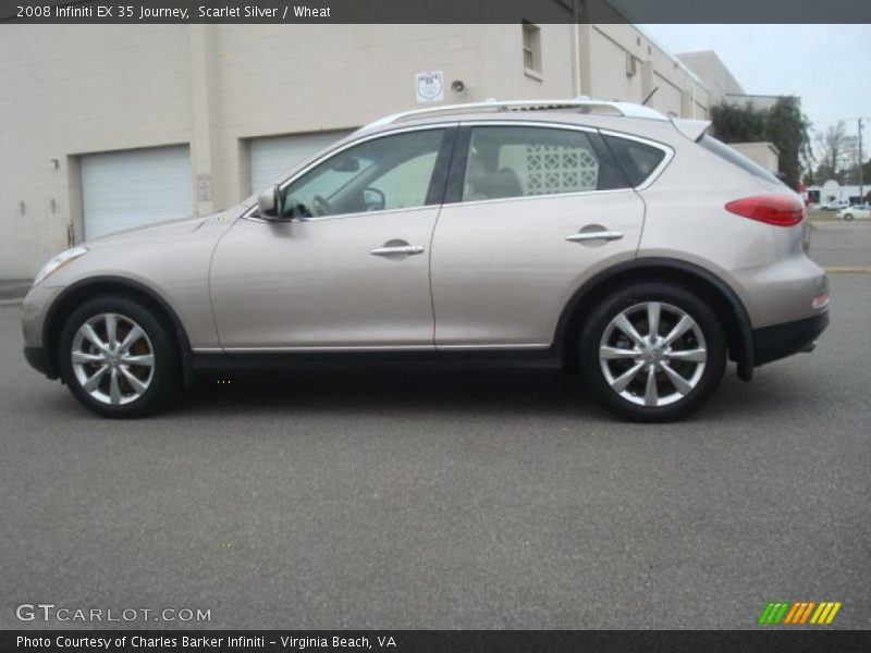 Scarlet Silver / Wheat 2008 Infiniti EX 35 Journey