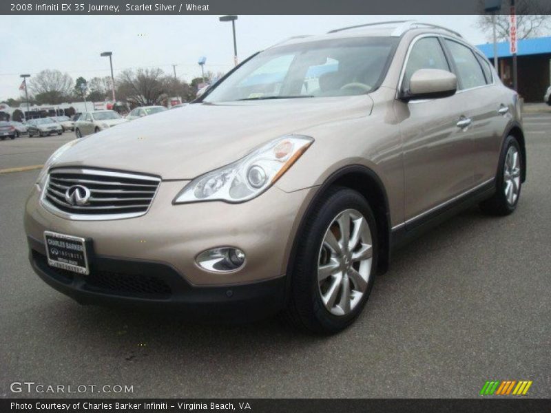 Scarlet Silver / Wheat 2008 Infiniti EX 35 Journey