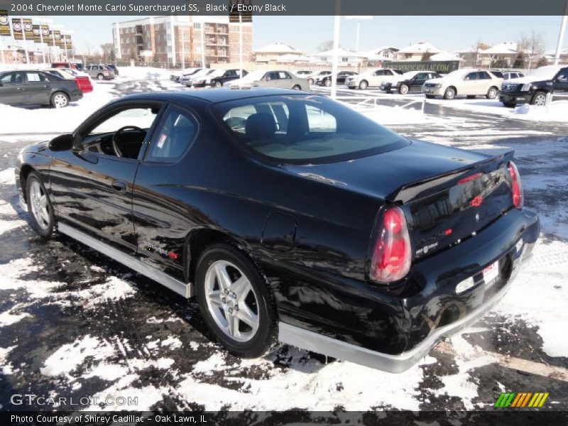 Black / Ebony Black 2004 Chevrolet Monte Carlo Supercharged SS