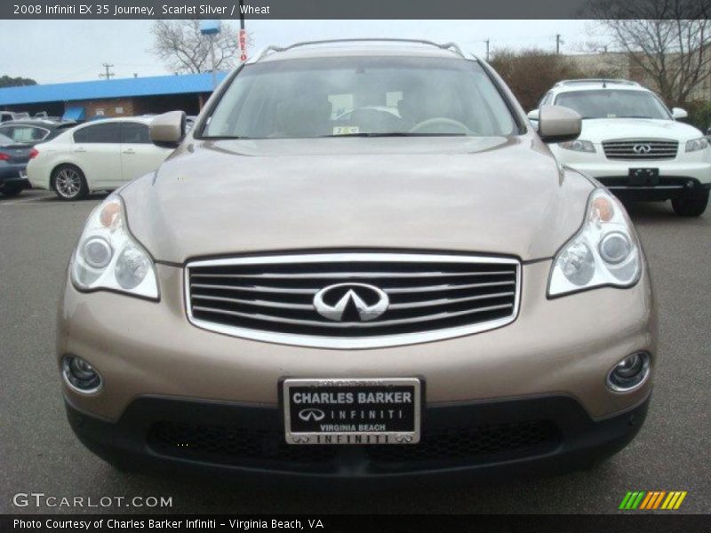 Scarlet Silver / Wheat 2008 Infiniti EX 35 Journey