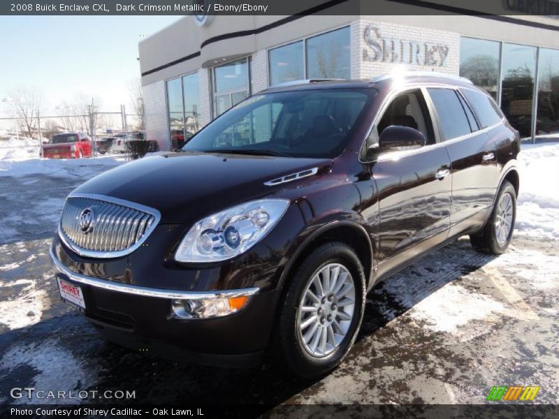 Dark Crimson Metallic / Ebony/Ebony 2008 Buick Enclave CXL