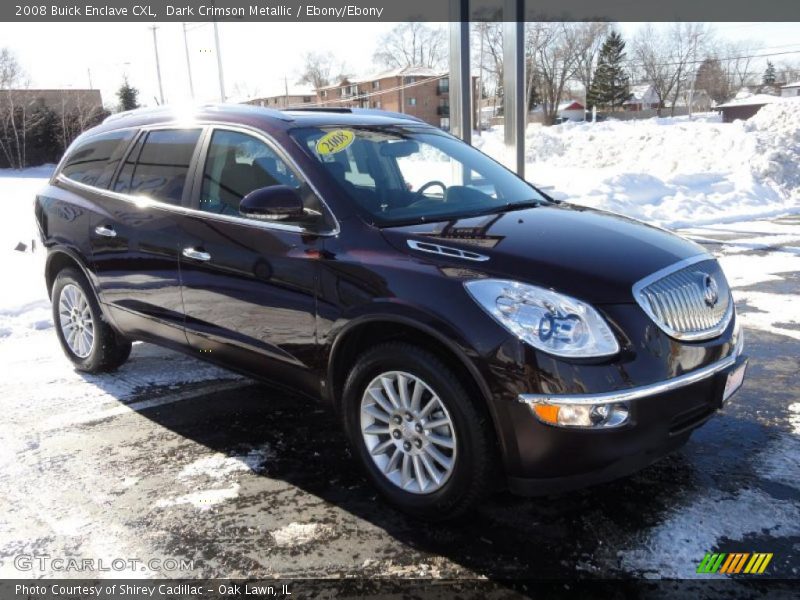 Dark Crimson Metallic / Ebony/Ebony 2008 Buick Enclave CXL