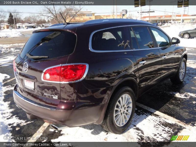 Dark Crimson Metallic / Ebony/Ebony 2008 Buick Enclave CXL