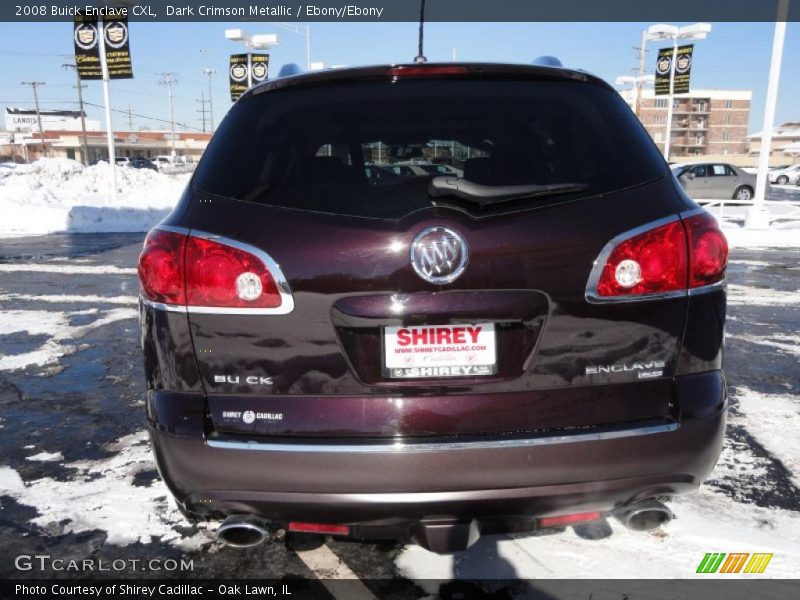 Dark Crimson Metallic / Ebony/Ebony 2008 Buick Enclave CXL