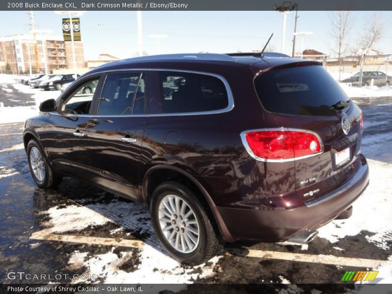 Dark Crimson Metallic / Ebony/Ebony 2008 Buick Enclave CXL