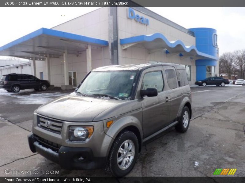 Galaxy Gray Metallic / Titanium/Black 2008 Honda Element EX AWD