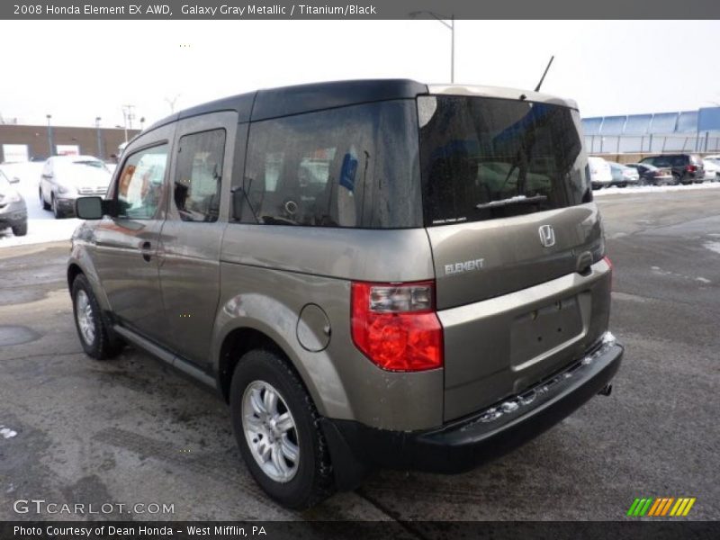 Galaxy Gray Metallic / Titanium/Black 2008 Honda Element EX AWD