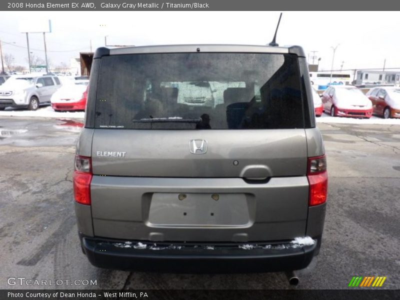 Galaxy Gray Metallic / Titanium/Black 2008 Honda Element EX AWD