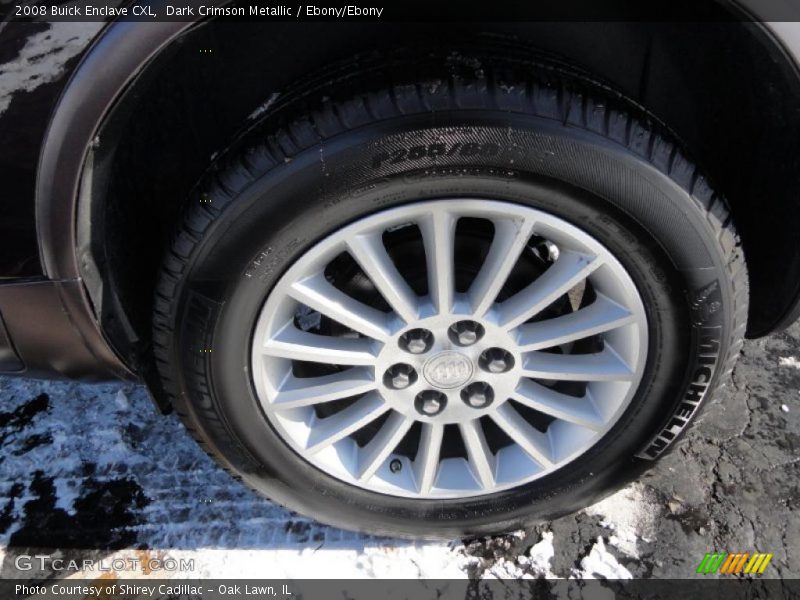 Dark Crimson Metallic / Ebony/Ebony 2008 Buick Enclave CXL