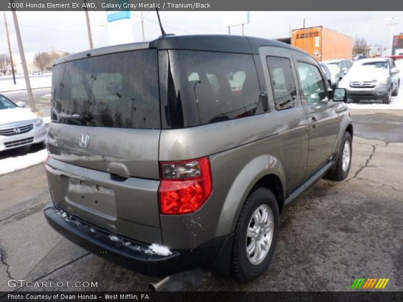 Galaxy Gray Metallic / Titanium/Black 2008 Honda Element EX AWD