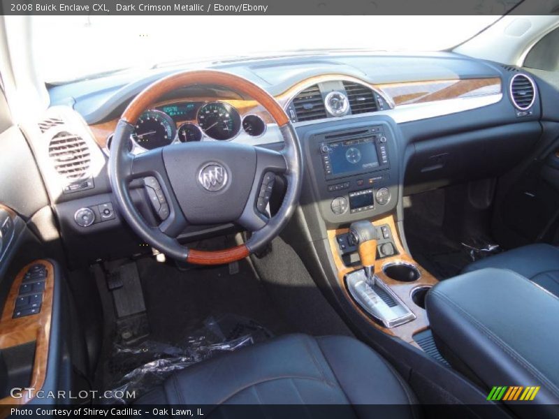 Dark Crimson Metallic / Ebony/Ebony 2008 Buick Enclave CXL