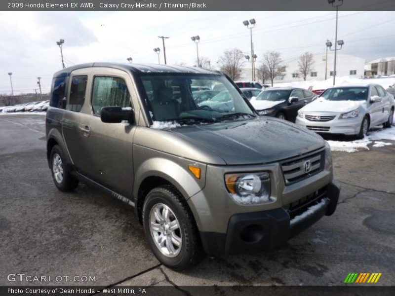 Galaxy Gray Metallic / Titanium/Black 2008 Honda Element EX AWD