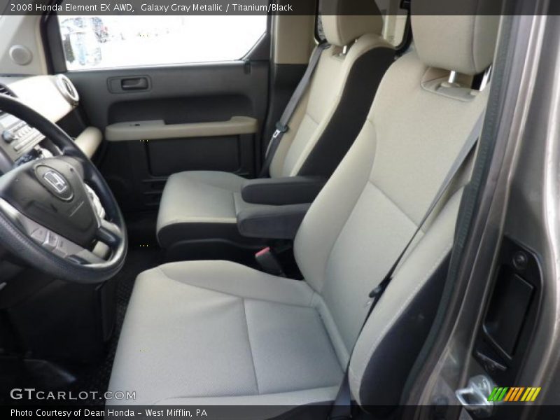 Galaxy Gray Metallic / Titanium/Black 2008 Honda Element EX AWD