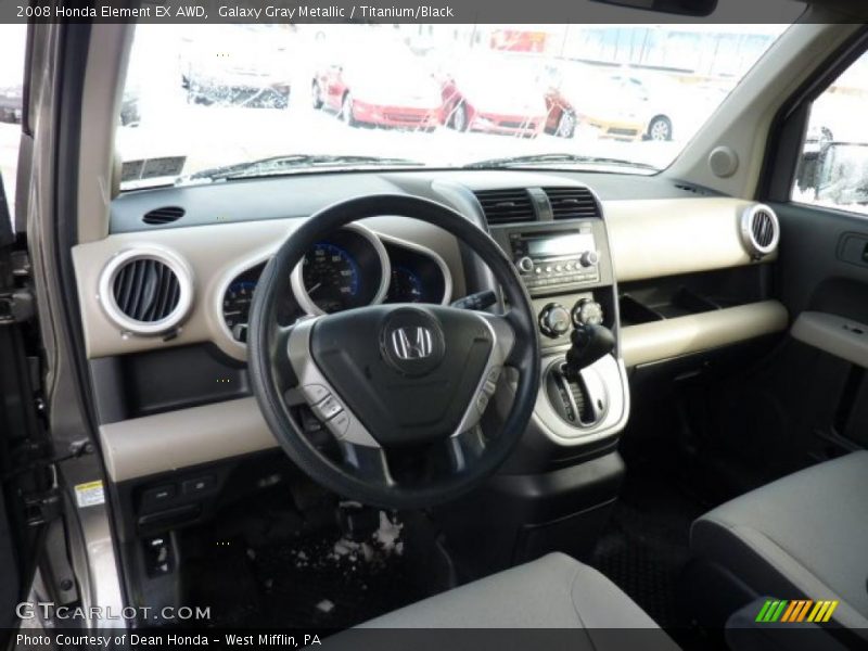 Galaxy Gray Metallic / Titanium/Black 2008 Honda Element EX AWD