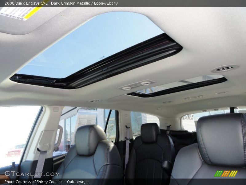 Dark Crimson Metallic / Ebony/Ebony 2008 Buick Enclave CXL