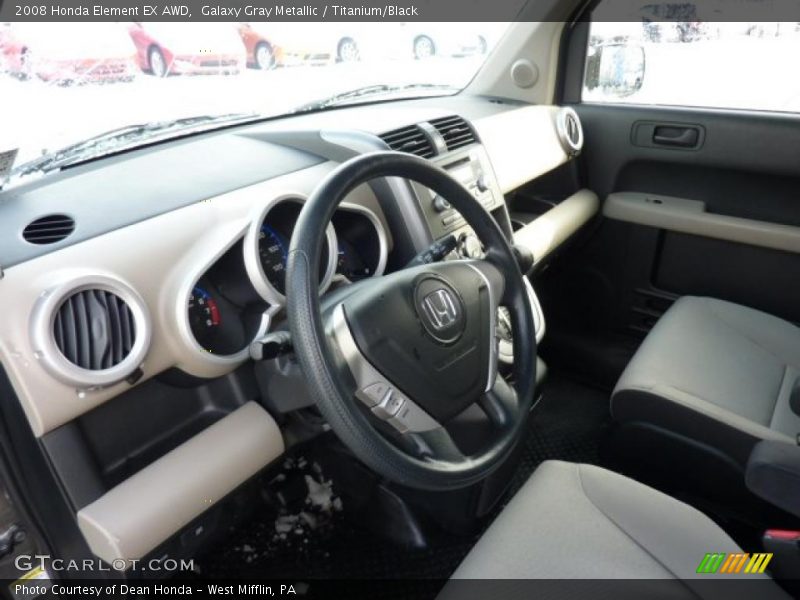 Galaxy Gray Metallic / Titanium/Black 2008 Honda Element EX AWD